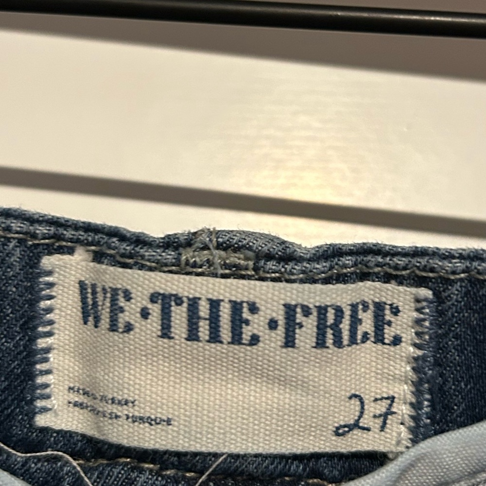 Free People We The Free Lotus Jeans Ballon Mid-Rise jeans Size 27 - Picture 6 of 8